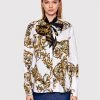 Versace Jeans Couture Γυναίκες Casual Πουκάμισα Πουκάμισο 72HAL2A7 Λευκό Regular Fit -Versace Jeans Couture Εκπτώσεις unnamed file 729