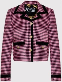 Versace Jeans Couture Γυναίκες Σακάκια & Μπλέιζερ Μπλέιζερ Jacquard Dis Vichy Bicolore 71HAQ703 Ροζ Regular Fit 13 Versace Jeans Couture Γυναίκες Σακάκια & Μπλέιζερ Μπλέιζερ Jacquard Dis Vichy Bicolore 71HAQ703 Ροζ Regular Fit -Versace Jeans Couture Εκπτώσεις unnamed file 754