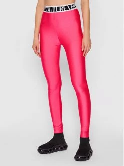 Versace Jeans Couture Γυναίκες Κολάν Shiny Lycra Sumatra 71HAC101 Ροζ Slim Fit