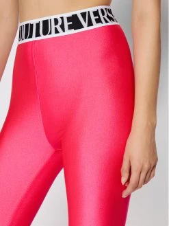 Versace Jeans Couture Γυναίκες Κολάν Shiny Lycra Sumatra 71HAC101 Ροζ Slim Fit -Versace Jeans Couture Εκπτώσεις unnamed file 758