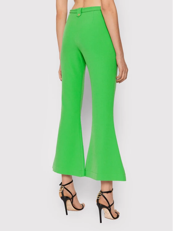 Versace Jeans Couture Γυναίκες Υφασμάτινα Παντελόνια Παντελόνι υφασμάτινο Flared 71HAA111 Πράσινο Regular Fit 5 Versace Jeans Couture Γυναίκες Υφασμάτινα Παντελόνια Παντελόνι υφασμάτινο Flared 71HAA111 Πράσινο Regular Fit - Image 3