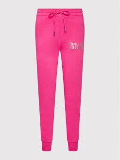 Versace Jeans Couture Γυναίκες Παντελόνια Φόρμας Παντελόνι φόρμας 71HAAT04 Ροζ Regular Fit -Versace Jeans Couture Εκπτώσεις unnamed file 804