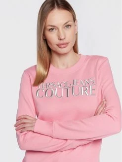 Versace Jeans Couture Γυναίκες Μπλούζες Μπλούζα Logo 73HAIT01 Ροζ Regular Fit -Versace Jeans Couture Εκπτώσεις unnamed file 81