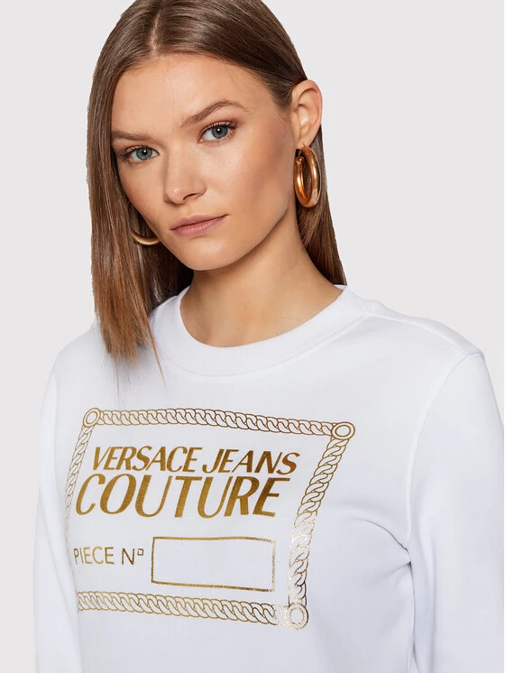 Versace Jeans Couture Γυναίκες Μπλούζες Μπλούζα 71HAIT12 Λευκό Regular Fit 6 Versace Jeans Couture Γυναίκες Μπλούζες Μπλούζα 71HAIT12 Λευκό Regular Fit - Image 4