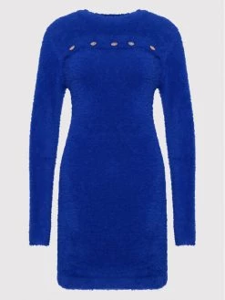 Versace Jeans Couture Γυναίκες Πλεκτά Φορέματα Φόρεμα υφασμάτινο 71HAO822 Σκούρο μπλε Slim Fit -Versace Jeans Couture Εκπτώσεις unnamed file 835