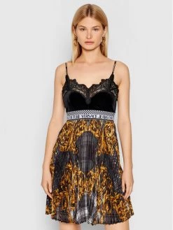 Versace Jeans Couture Γυναίκες Κοκτέιλ Φορέματα Φόρεμα κοκτέιλ 71HAO930 Μαύρο Regular Fit