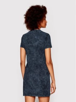 Versace Jeans Couture Γυναίκες Καθημερινά Φορέματα Φόρεμα καθημερινό Logo Crinkle 71HAOP13 Γκρι Regular Fit -Versace Jeans Couture Εκπτώσεις unnamed file 843