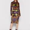 Versace Jeans Couture Γυναίκες Πλεκτά Φορέματα Φόρεμα υφασμάτινο 71HAO927 Έγχρωμο Regular Fit -Versace Jeans Couture Εκπτώσεις unnamed file 846