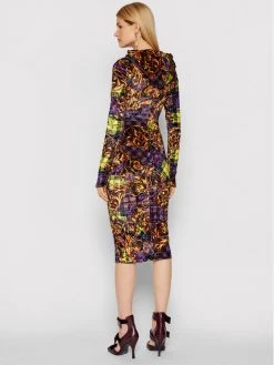 Versace Jeans Couture Γυναίκες Πλεκτά Φορέματα Φόρεμα υφασμάτινο 71HAO927 Έγχρωμο Regular Fit -Versace Jeans Couture Εκπτώσεις unnamed file 848