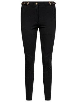 Versace Jeans Couture Γυναίκες Υφασμάτινα Παντελόνια Παντελόνι υφασμάτινο A1HWA109 Μαύρο Slim Fit -Versace Jeans Couture Εκπτώσεις unnamed file 870