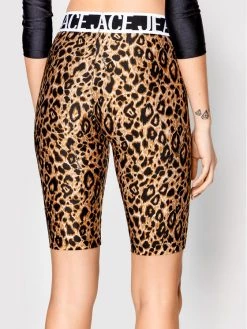 Versace Jeans Couture Γυναίκες Αθλητικά Σορτς Αθλητικό σορτς Print Leopard 72HAC110 Καφέ Slim Fit -Versace Jeans Couture Εκπτώσεις unnamed file 887
