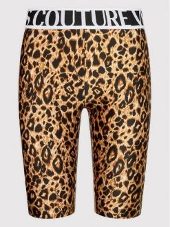 Versace Jeans Couture Γυναίκες Αθλητικά Σορτς Αθλητικό σορτς Print Leopard 72HAC110 Καφέ Slim Fit -Versace Jeans Couture Εκπτώσεις unnamed file 889