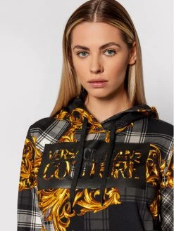 Versace Jeans Couture Γυναίκες Μπλούζες Χωρίς Φερμουάρ Μπλούζα 71HAI3A8 Γκρι Regular Fit -Versace Jeans Couture Εκπτώσεις unnamed file 909