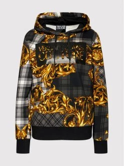 Versace Jeans Couture Γυναίκες Μπλούζες Χωρίς Φερμουάρ Μπλούζα 71HAI3A8 Γκρι Regular Fit -Versace Jeans Couture Εκπτώσεις unnamed file 910