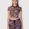 Versace Jeans Couture Γυναίκες Tops Τοπ 73HAH602 Μωβ Slim Fit -Versace Jeans Couture Εκπτώσεις unnamed file 972