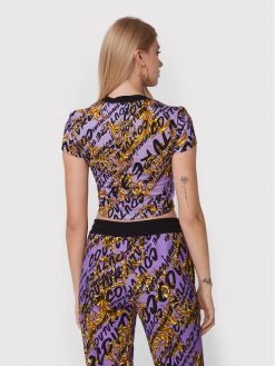 Versace Jeans Couture Γυναίκες Tops Τοπ 73HAH602 Μωβ Slim Fit -Versace Jeans Couture Εκπτώσεις unnamed file 974