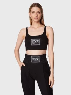 Versace Jeans Couture Γυναίκες Tops Τοπ Piece 73HAMT03 Μαύρο Slim Fit