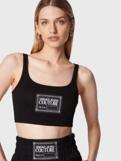 Versace Jeans Couture Γυναίκες Tops Τοπ Piece 73HAMT03 Μαύρο Slim Fit -Versace Jeans Couture Εκπτώσεις unnamed file 985