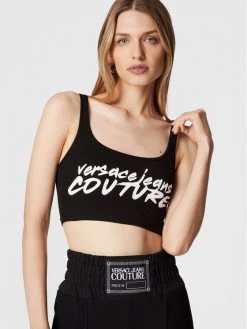 Versace Jeans Couture Γυναίκες Tops Τοπ Logo Brush 73HAMT15 Μαύρο Slim Fit 9 Versace Jeans Couture Γυναίκες Tops Τοπ Logo Brush 73HAMT15 Μαύρο Slim Fit -Versace Jeans Couture Εκπτώσεις unnamed file 989